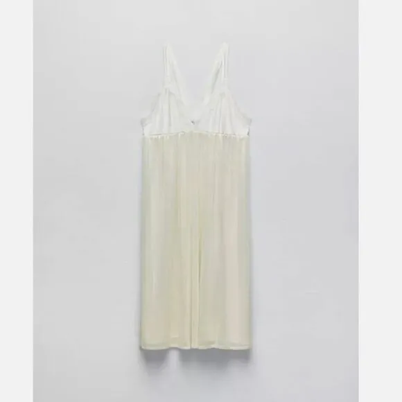 ZARA Limited Edition Sequin Knit Slip Dress Size M NEW WITH TAG!