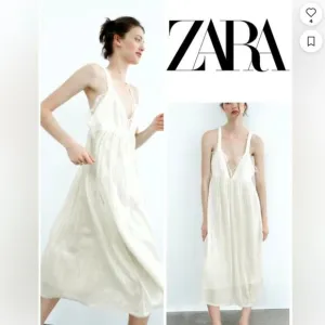 ZARA Limited Edition Sequin Knit Slip Dress Size M NEW WITH TAG!