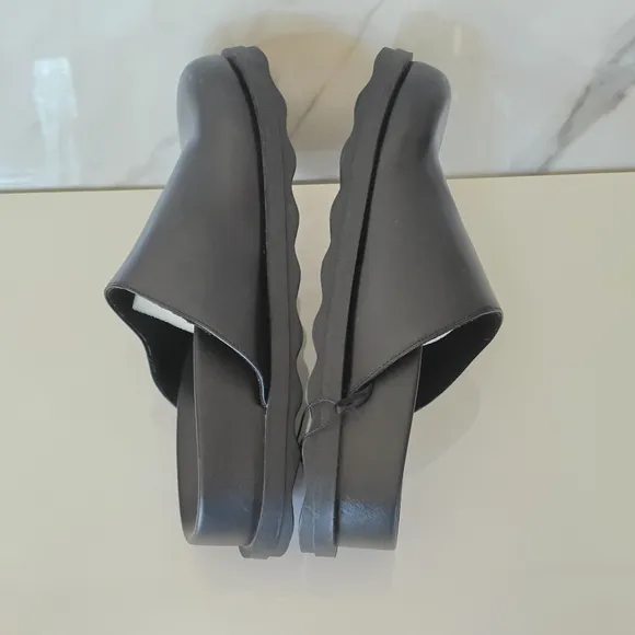 ZARA Mule Clogs Leather Slip-on Mules Size 40