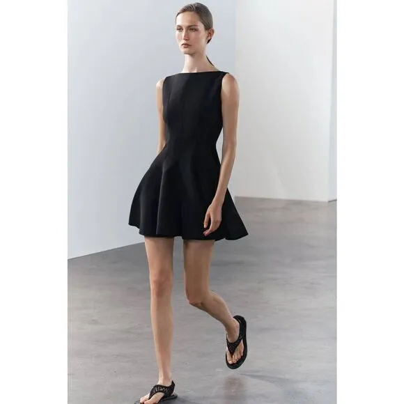 ZARA ZW COLLECTION SKATER DRESS
