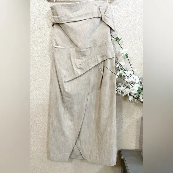 ZARA ASYMMETRICAL SLIP DRESS 3265/332/200/014