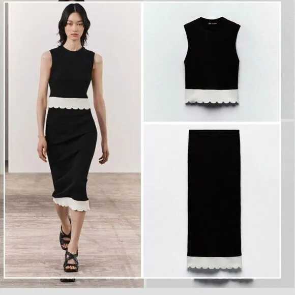 ZARA MIXED SKIRT