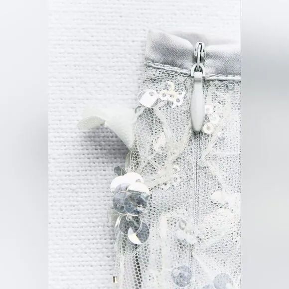 ZARA SEQUIN MINI SKIRT
